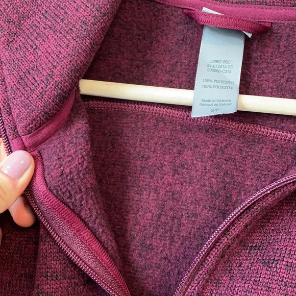 Champion Fleece Jacket Purple size Small - Picture 6 of 10